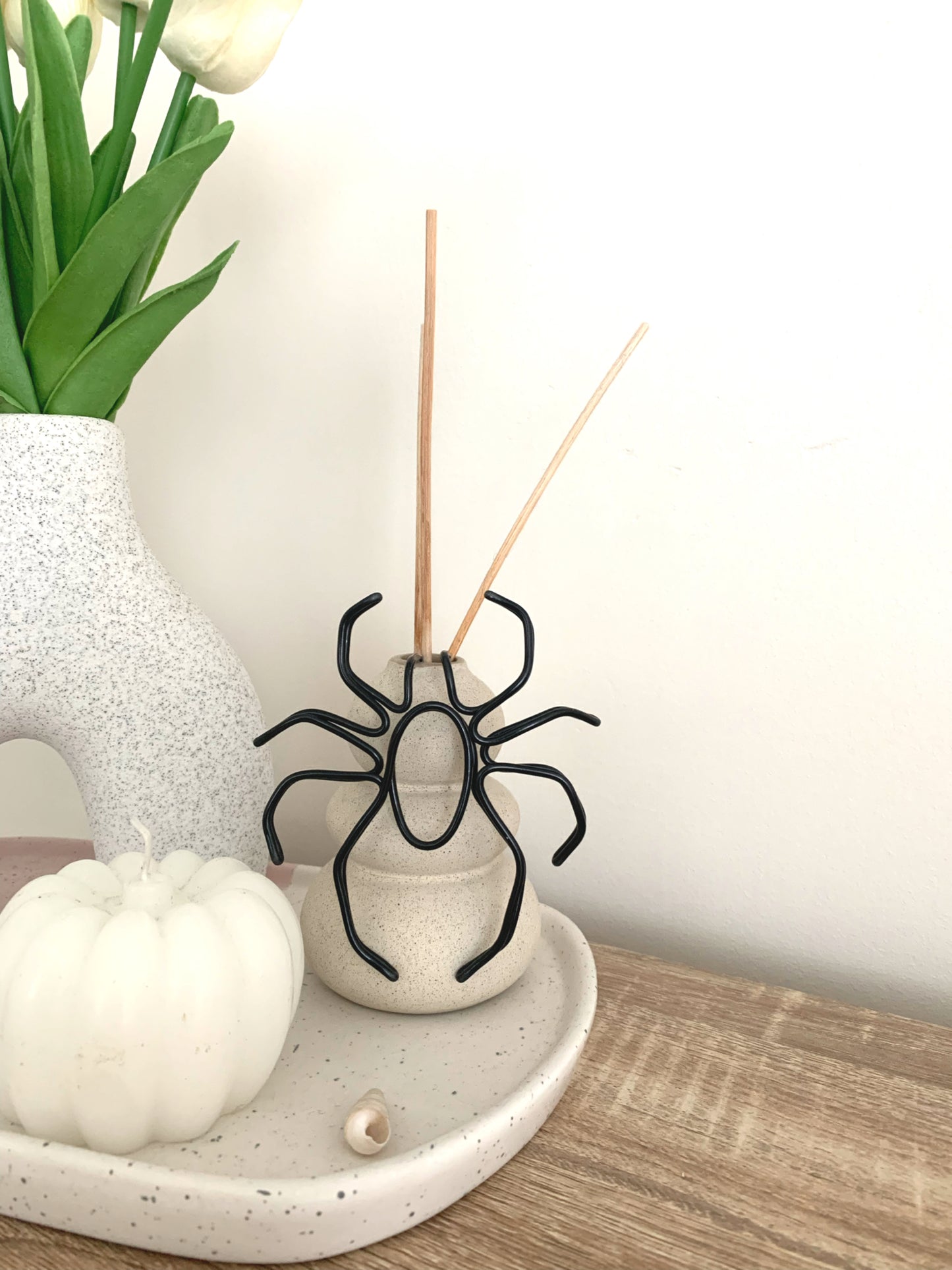 Spider Shelf Hanger or Pumpkin Art