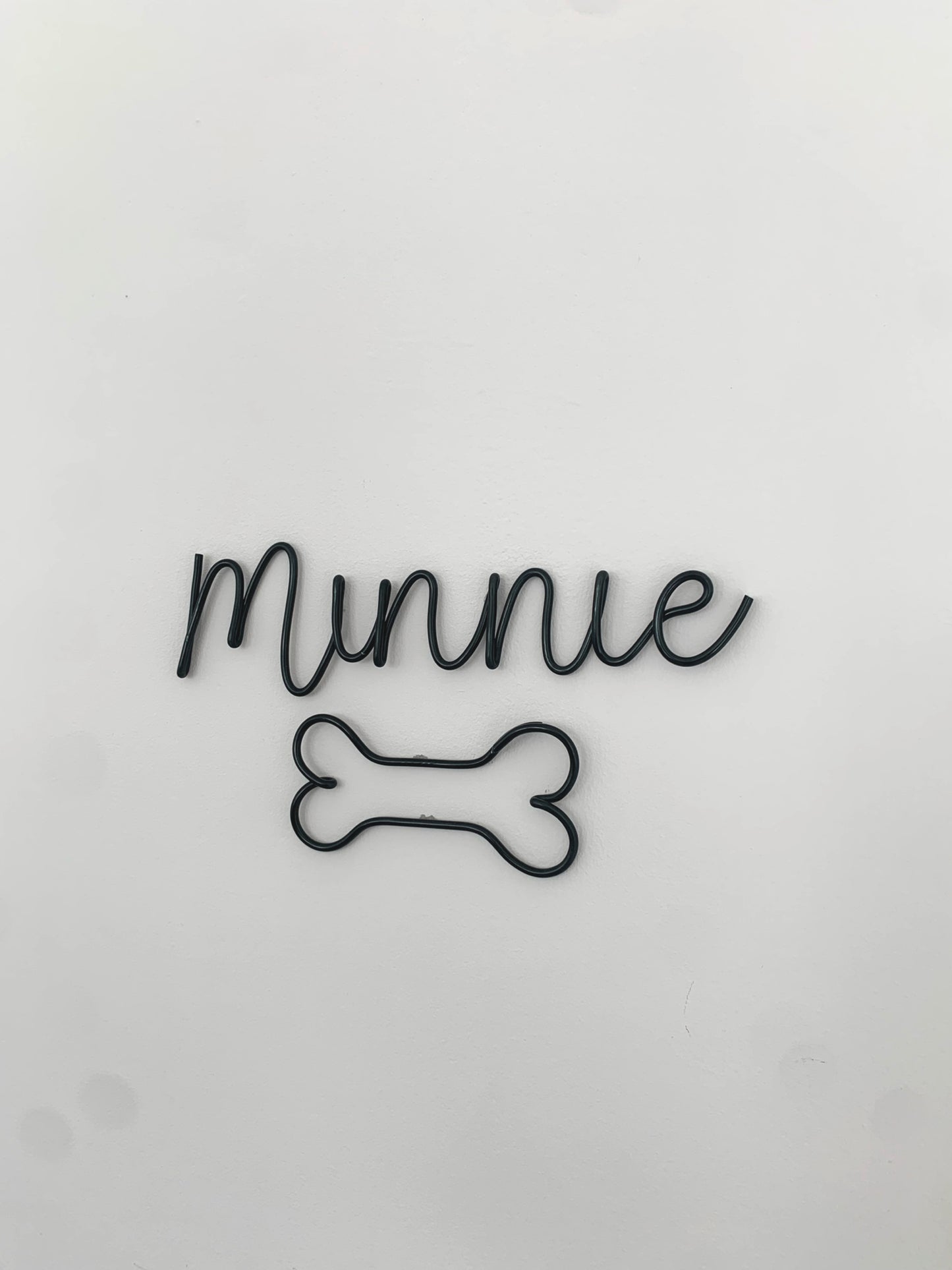 Dog Name Sign with Bone