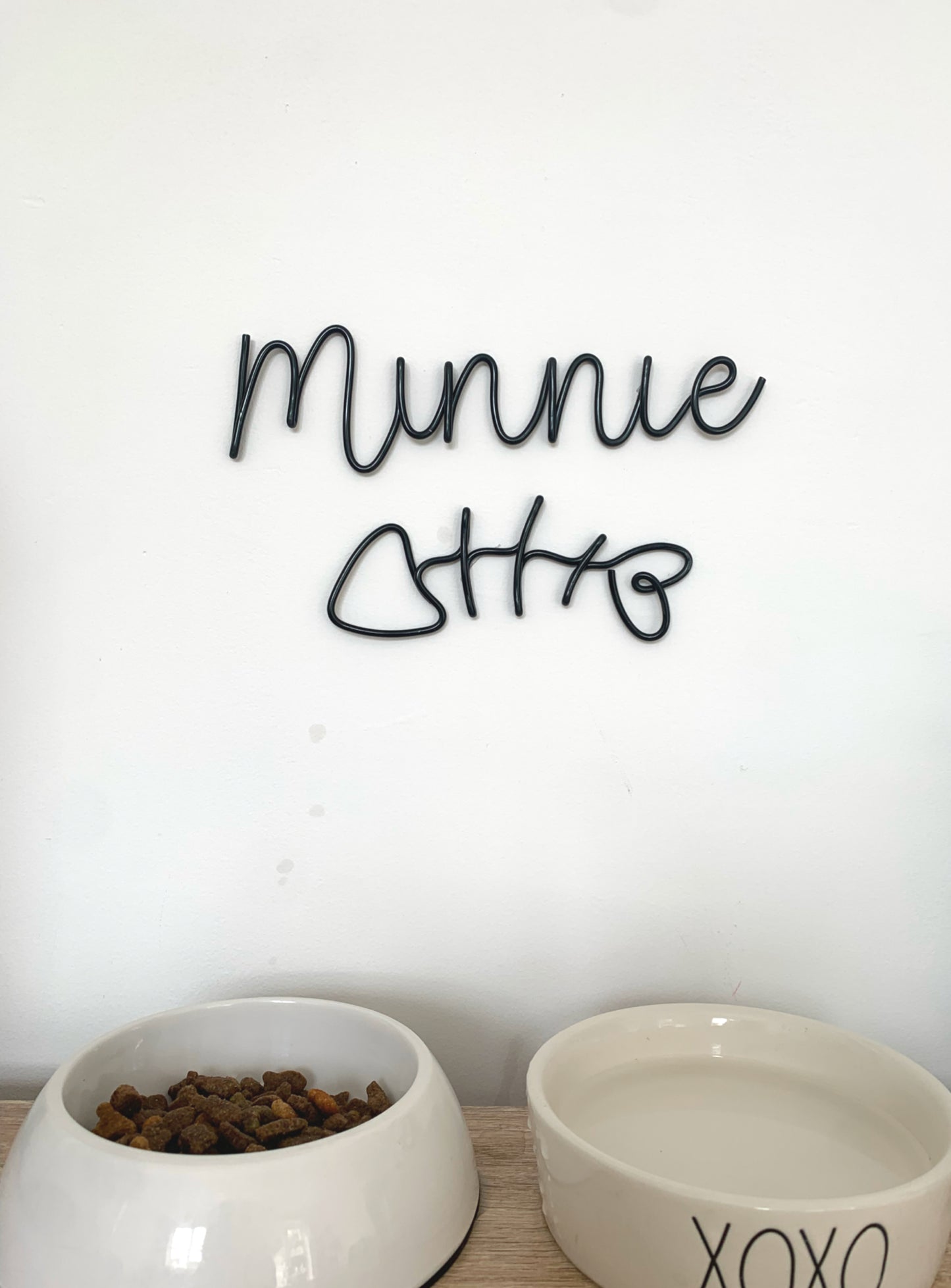 Cat Name Sign with Fish Bone