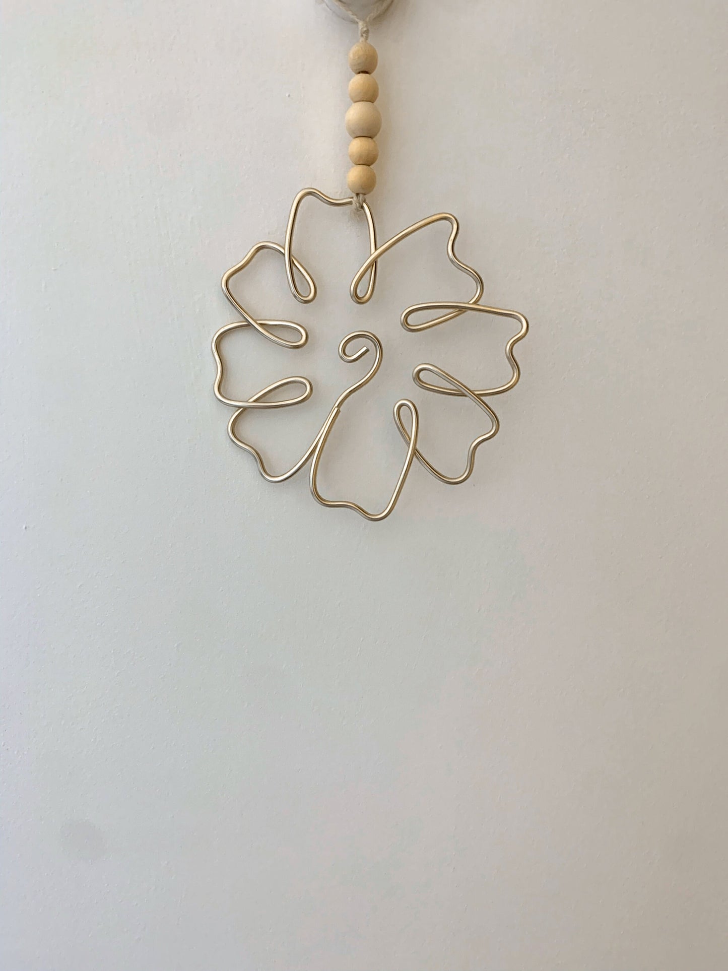 Boho Beaded Flower Hanging Decor