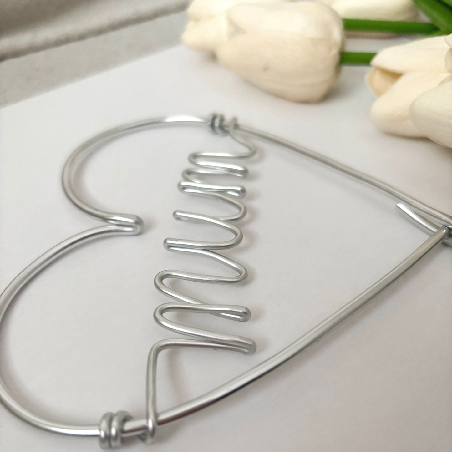 Mum Heart Wire Gift