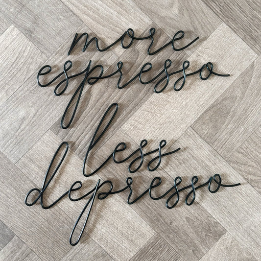 More Espresso Less Depresso