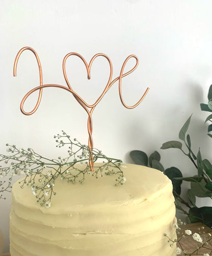 Personalised Initial Cake Topper