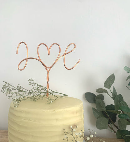 Personalised Initial Cake Topper