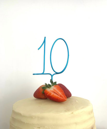 Number Cake Topper