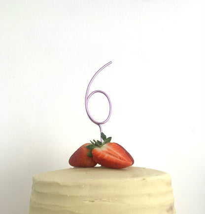 Number Cake Topper