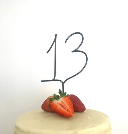 Number Cake Topper