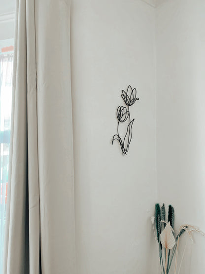 Double Lily Wall Art