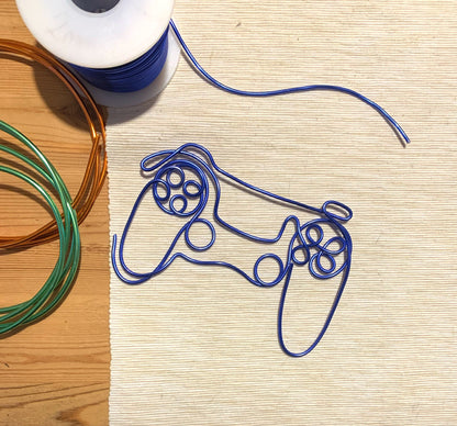 Games Controller Wire Art