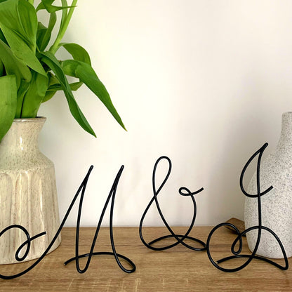 Freestanding Initials