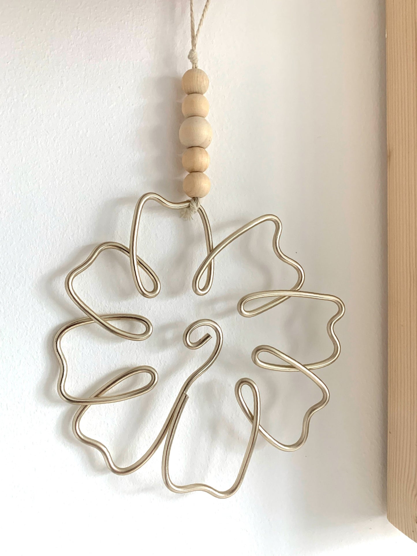 Boho Beaded Flower Hanging Decor